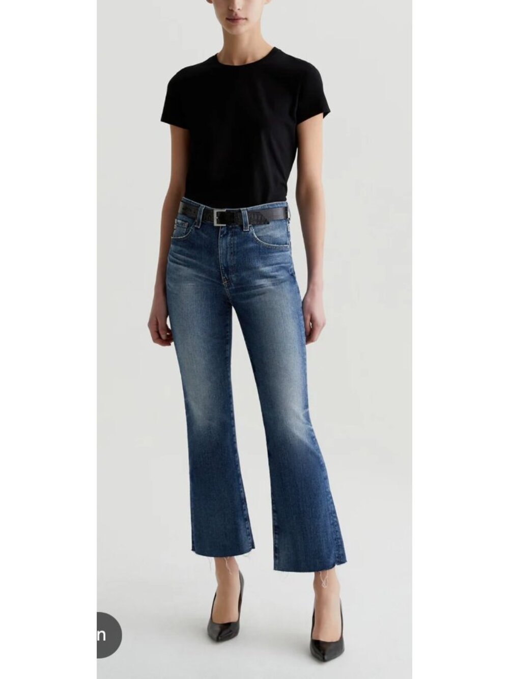 DSTLD Kick Flare Bootcut Jeans Womens 26 Blue High Rise Denim Western Cowgirl